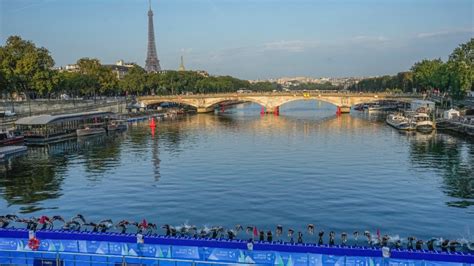 Poor water quality halts Paris Olympics swimming test event in the Seine